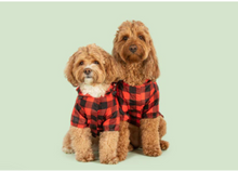 Load image into Gallery viewer, Dog Rain Coat Plaid Large